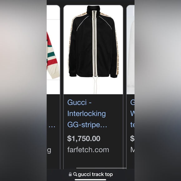 ❗️GUCCI Interlocking GG-stripe zipped jacket❗️ - Picture 5 of 7